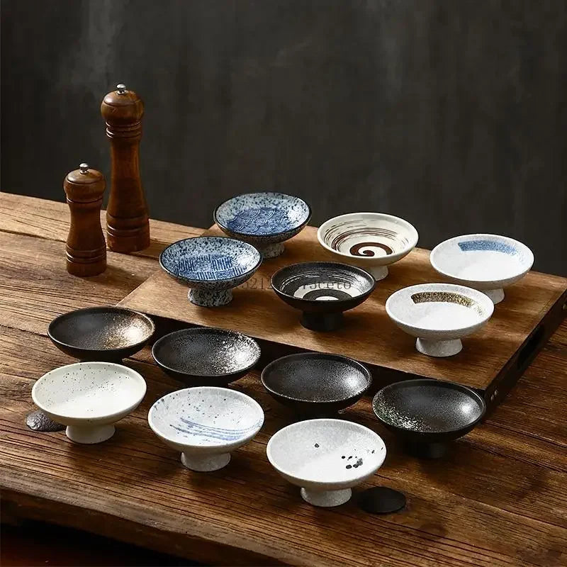 Retro High Rise Ceramic Dessert Bowl