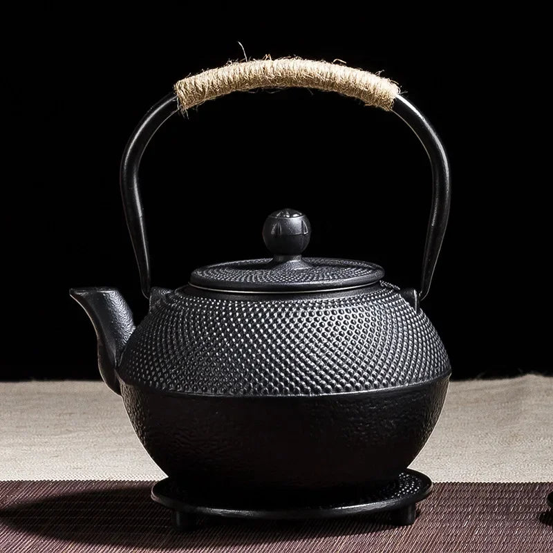 Cast Iron Teapot with Stainless Steel Infuser - 3 Sizes