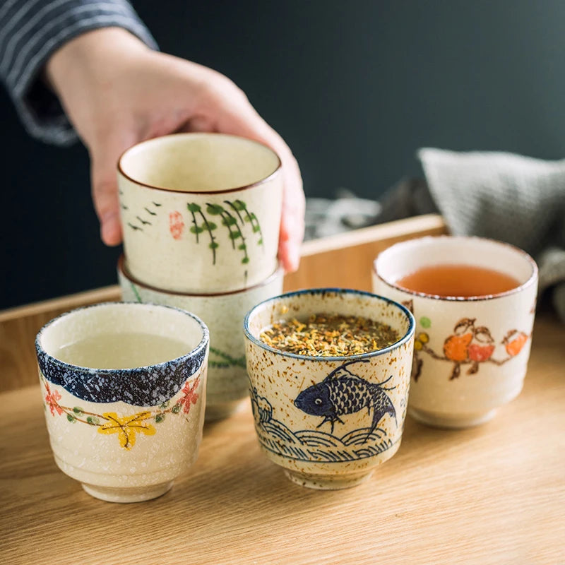 Japanese Retro Style Ceramic 180ML Teacup