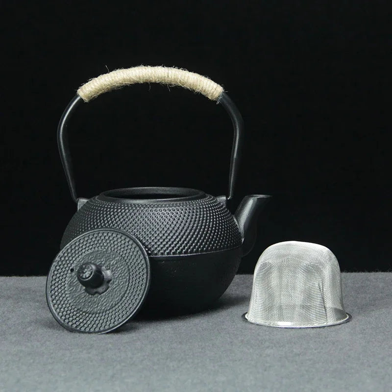 Cast Iron Teapot with Stainless Steel Infuser - 3 Sizes